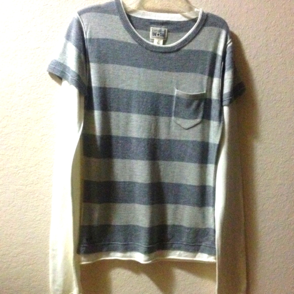 NWOT grey converse sweater